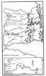 Carte du royaume d'Al-Rassan